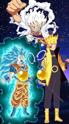 Son Goku ➕ Monkey D Luffy ➕ Naruto Uzumaki Characters Fusion‼️#anime #animeedit #goku #luffy