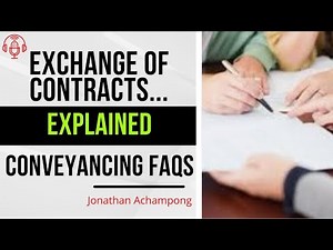 Exchange of contracts...explained