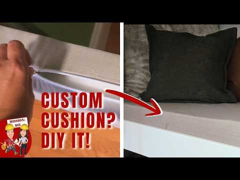 DIY Zippered 1 Piece Cushion Cover Sewing Tutorial