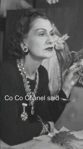 Coco Chanel said 2 #shorts #quotes #history
