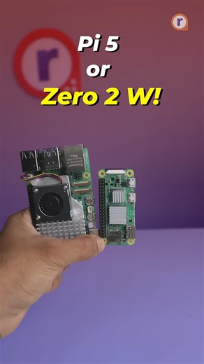 Robu.in - ONLINE STORE FOR ELECTRONICS on Instagram: "Raspberry Pi 5 vs Raspberry Pi Zero 2 W — which one fits YOUR build? 🤔 . . Powerhouse performance or ultra-compact efficiency? In this quick comparison, we break down CPU, RAM, connectivity, graphics, power usage, and real-world use cases to help you choose the right Raspberry Pi for your next project. . . Raspberry Pi 5 Built for AI, robotics, and high-performance applications ✔ Faster Cortex-A76 CPU ✔ Up to 16GB RAM ✔ USB 3.0, PCIe, Gigabi