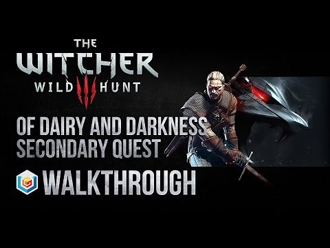 The Witcher 3 Wild Hunt Walkthrough Of Dairy and Darkness Secondary Quest Guide Gameplay/Let's Play