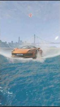 Which car can float on water faster? Gelendwagen & Ferrariy & Tayota & Spiderman