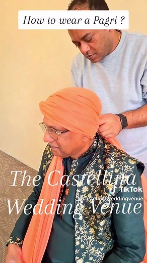 How to Wrap a Pagri for a Wedding Ceremony