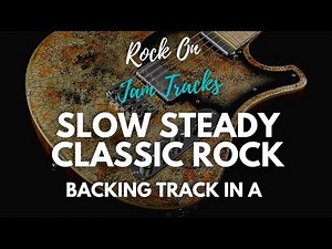 Classic Rock Guitar Backing Track in A Minor | 80 bpm | Backing Track For Guitar