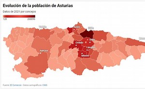 ¿Qué ha pasado con la población de cada concejo de Asturias? | El Comercio: Diario de Asturias