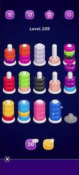 Nut Sort Level 109 Walkthrough | Nuts Sort Level 109