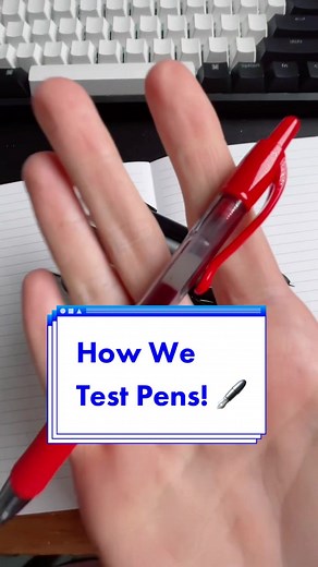 Here are all the pens we’re testing at Wirecutter #pens #writing #ink #testing #learnontiktok #pilotg2 #research #fypシ #nyt