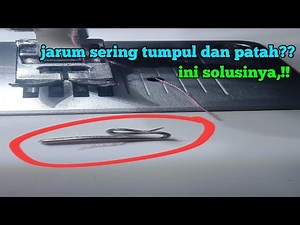 how to fix often broken sewing machine needle, stuck sewing machine needle,