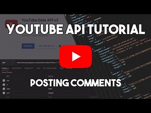 Posting Comments using YouTube Data API