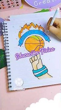 Dale vida a tus portadas de educación física. #basketball #art #caratulas #portadasbonitas