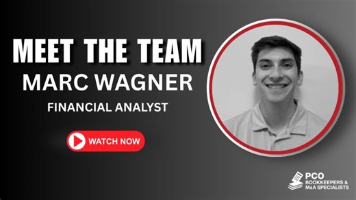 Meet the Team:  Marc Wagner - Financial Analyst | PCO Bookkeepers & M&A Specialists