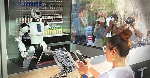 World's first fully robot-operated retail cabin opens in Beijing