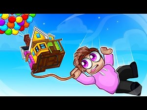 GOING FOR A RIDE IN THE UP HOUSE! 🎈 (Roblox Story)