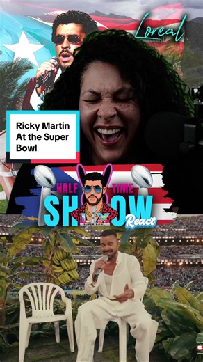 #rickymartin at the #superbowl #superbowlLX with #badbunny | ricky martín