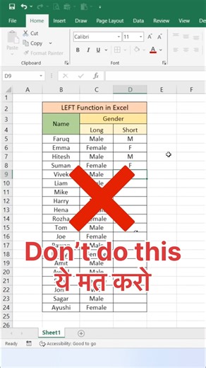 Stop Wasting Time! Use this Excel smart Trick #ExcelMagic #Shorts #TimeSaver #ytshorts #shortvideos