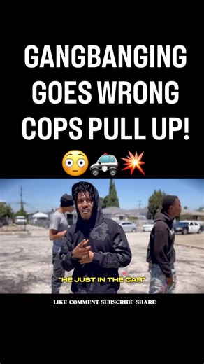 Gangbanging GOES WRONG COPS PULL UP 😳💥🚔 #trending #viral #police #shorts #vlog