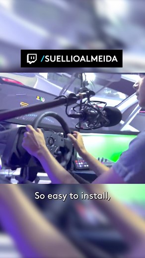 Just a SIM Pro talking up that PRO Wheel! 🎥: @suellioalmeida #LogitechG #PROWheel #SIMracing