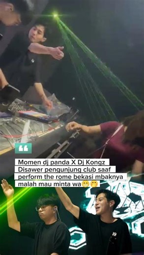 Dj Panda X Dj Kongz disawer cici cantik malah minta wa kopanda😁🤭#djpanda #pandagank #shortsviral