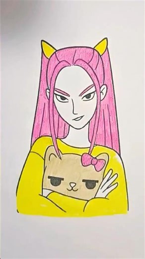 ✨ Reverse Coloring Magic! Watch the Colors Disappear 🎨 #shorts #reverse #coloring #satisfying