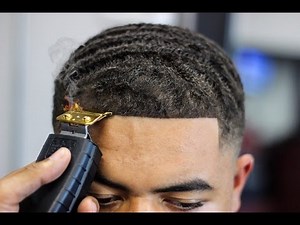 *FULL LENGTH* HAIRCUT TUTORIAL: MID FADE WITH WAVES ON TOP
