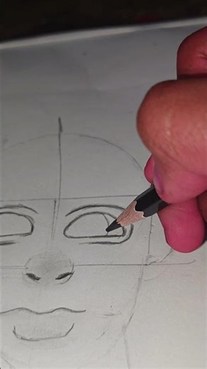 easy way to make face #art #viralvideo