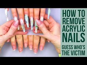 WORST CLIENT EVER IS BACK!! How To Remove Super Long Nails
