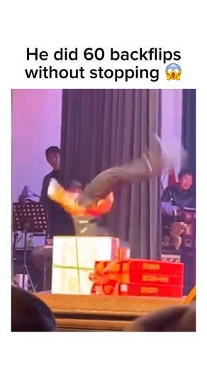 He Did 60 Backflips Without Stopping 😱