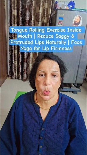Tongue Rolling Exercise Inside Mouth