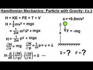 Physics 69 Hamiltonian Mechanics (3 of 18) Particle with Gravity - Example 2