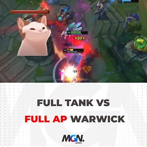 FULL TANK VS FULL AP WARWICK.EXE Cre: Zhonysen #MGNEsports #LMHT | MGN Esports
