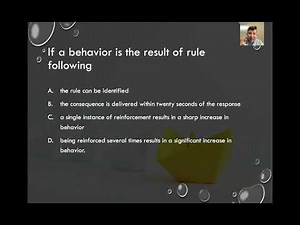 B.18 Identify and distinguish between rule-governed and contingency-shaped behavior Q2