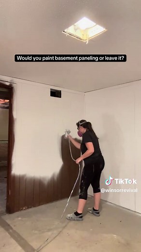Painting Basement Paneling for a Fresh Look