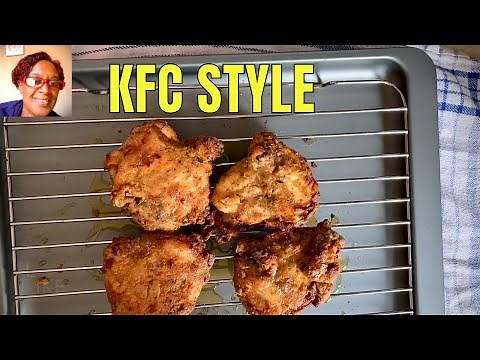 How To Make KFC Style Oven Baked Chicken Recipe/ lockdown recipe from home