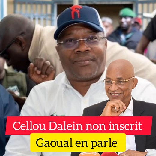 110K views · 1.4K reactions | Cellou Dalein Diallo non inscrit sur la liste. Voici ce que dit Ousmane Gaoual Diallo #MamadyDoumbouya #election2025 #cellloudalein #Simandou2040 RADIO GUINÉE | Radio Guinée | Facebook