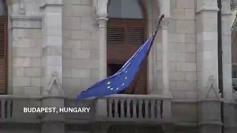 Hungary has fallen. EU flag is backHungary is joining globalist pedo-Epstein elites.