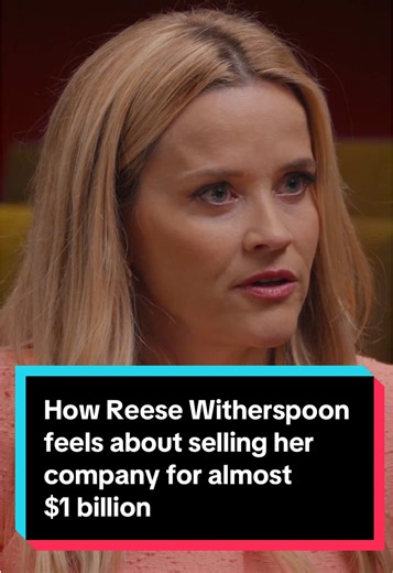@Reese Witherspoon opens up to @Emily Chang about how she handles investor expectations after selling Hello Sunshine for almost $1 billion. Watch The Circuit by tapping the link in bio.