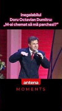 Râzi în hohote! 🤣 Povestea lui Doru Octavian Dumitru despre dragoste