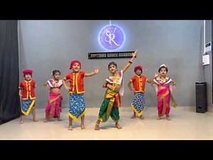 मी डोलकर दर्याचा राजा | Koligeet|Me Dolkar Daryacha Raja| Kids dance video|Rhythms dance academy