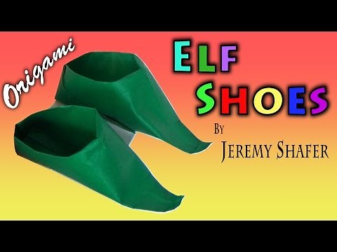 Origami Elf Shoes