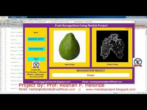 Fruit Recognition Using Image Processing | Fruit Recognition Using Deep Learning Machine Learning