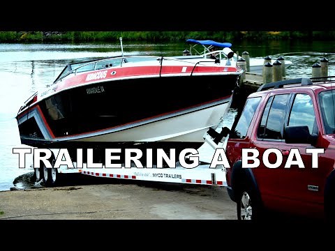 TRAILERING A BOAT