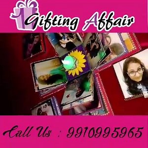 Our all time hit product Explosion box with 5 layers. Can be customized accordingly for all occasions like birthday, anniversary, raksha bandhan, friendship day and many more. For order call us or what's app at 9910995965 #photobox #explosionbox #handmadegift #giftingaffair #photogift | Gifting Affair