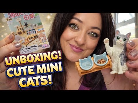 I’m Melting! 🫠 The Most Relatable Cat Miniatures I’ve Ever Found (Re-Ment Unboxing)