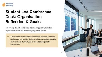 Student Led Conference Deck Organisation : Lesson Pack : Activity Pack