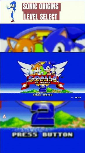 Sonic Origins Level Select cheats! #sonicthehedgehog