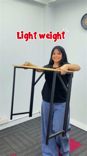 Foldable Table | Sets Up in 10 Seconds | No tools setup table #study #wfh