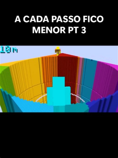 A CADA PASSO FICO MENOR PT 3 #minecraft #foryou #roblox #divertido #problems #viral #viralvideo #fy #dixa