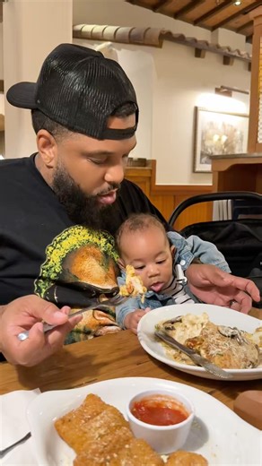 My baby’s 1st time with table food😳#infantcare #shorts