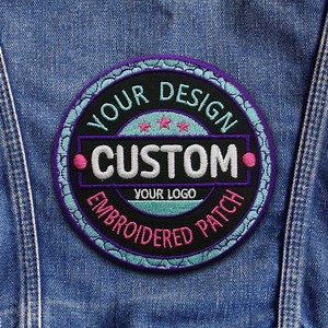 Custom Embroidered Logo Patch, Personalized Logo Patches, Sew On/iron on Patch Applique for Clothes Backpacks, Custom Iron on Logo Patch - Etsy